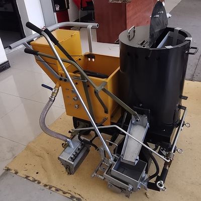 Equipo de marcado de pavimento de carretera termoplástico de empuje con dispensador automático de tanque de 120 kg