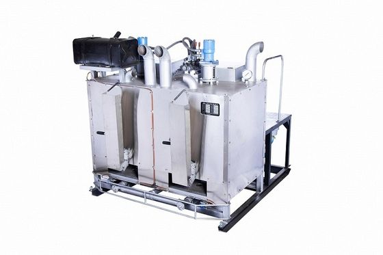 Máquina de calentamiento térmico precalentador de carretera de 1500 kg 2 tanques de combustible diesel