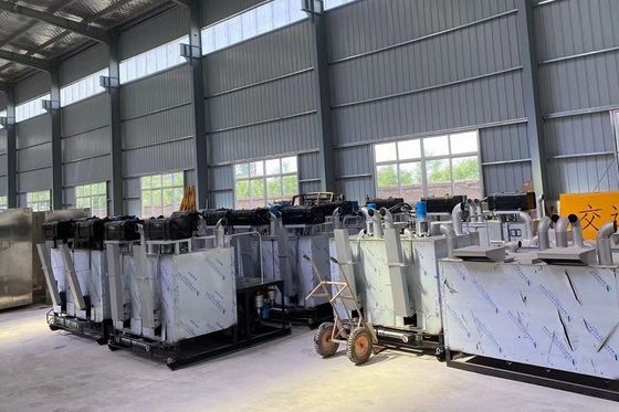 Precalentador termoplástico diésel montado en camión para marcado de carreteras
