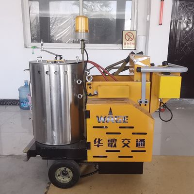 Máquina de pintura de líneas de carretera termoplásticas con accionamiento por batería para la marcación del ruido