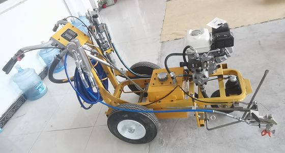 Pintura en frío Máquina de estiramiento de pavimento de pistola única