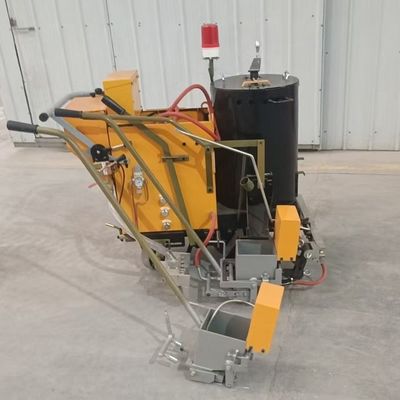 Máquina de marcado de carretera termoplástica con empuje a batería para línea convexa