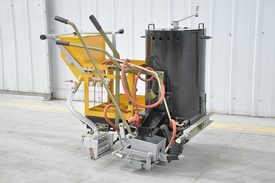 Hand Pushing Thermoplastic Road Line Striping Marking Machine