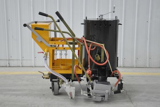 Máquina de Marcado Vial Termoplástico Empujable con Zapatas de Diferentes Tamaños