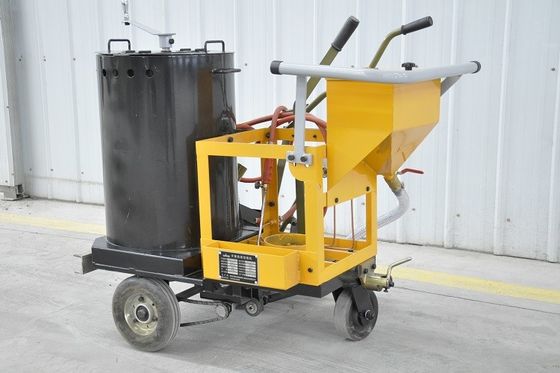 Máquina de marcado de carretera termoplástica de empuje humano Capacidad del tanque 100L