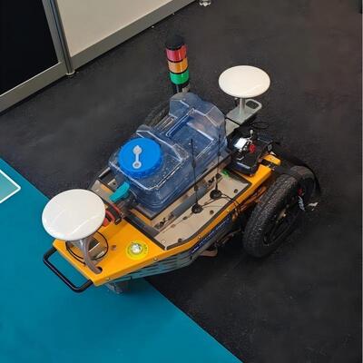 Robot / Máquina de Preseñalización Vial - Presentación en Intertraffic Amsterdam 2026 - Ubicación GPS