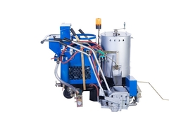 Máquina de marcado de pavimentos con línea de vibración termoplástica