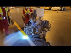 MMA + BPO 98:2 máquina de marcado de líneas de rodaje de rayas de pulverización de secado rápido mezcla externa